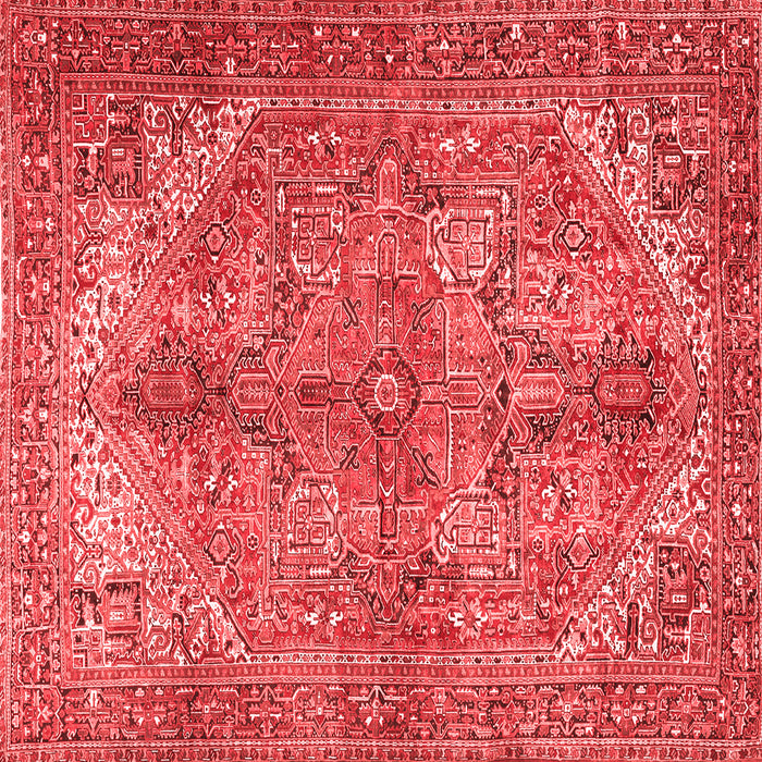 Machine Washable Persian Red Traditional Rug, wshtr3024red
