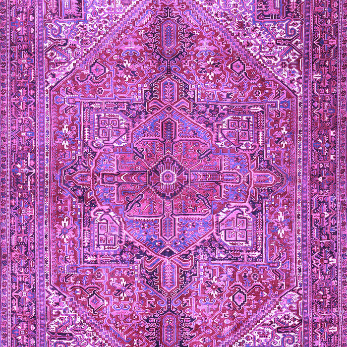 Machine Washable Persian Purple Traditional Area Rugs, wshtr3024pur