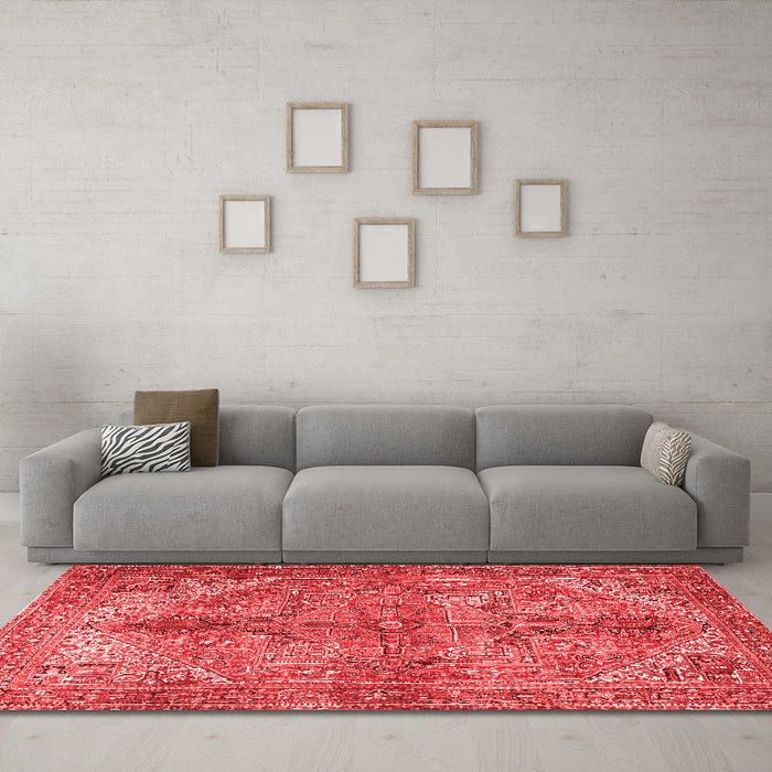 Traditional Red Washable Rugs