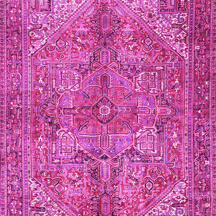 Machine Washable Persian Pink Traditional Rug, wshtr3024pnk