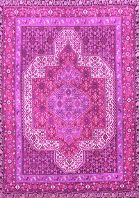 Medallion Pink Traditional Rug, tr3025pnk