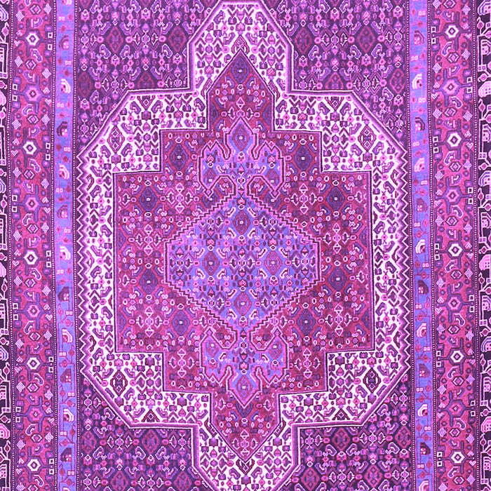 Medallion Purple Traditional Rug, tr3025pur