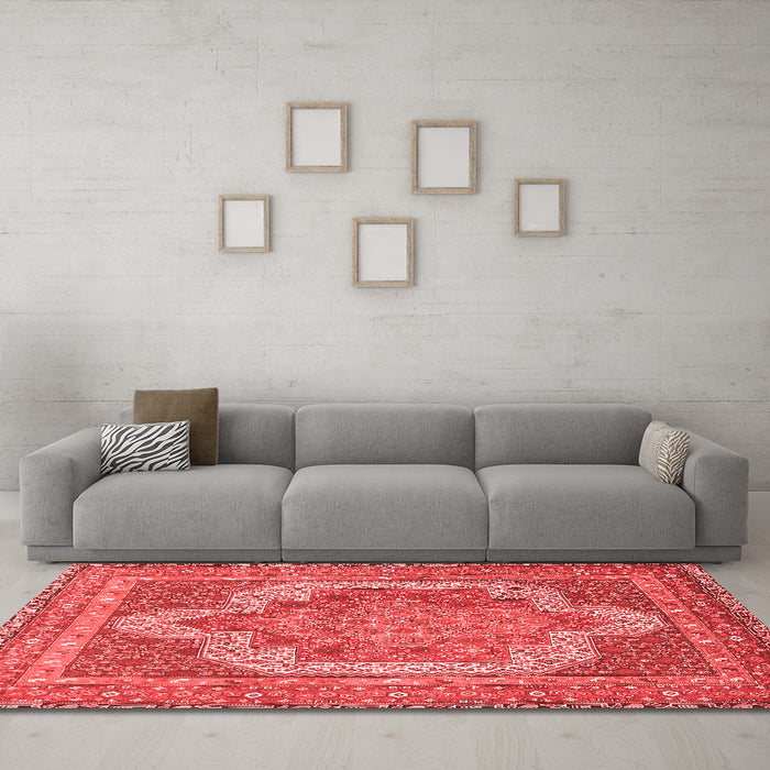 Traditional Red Washable Rugs