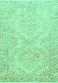 Persian Turquoise Traditional Rug, tr3026turq