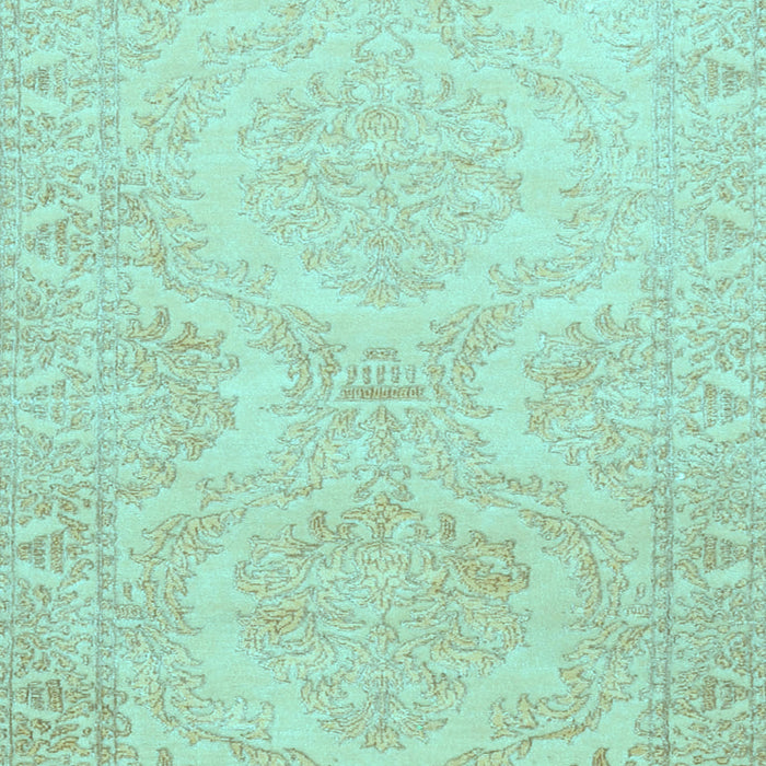 Machine Washable Persian Light Blue Traditional Rug, wshtr3026lblu