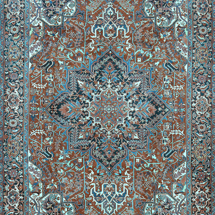 Persian Light Blue Traditional Rug, tr3027lblu