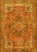 Machine Washable Persian Yellow Traditional Rug, wshtr3027yw