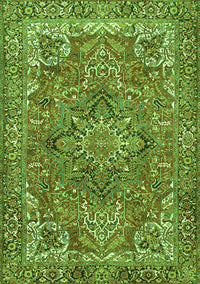 Persian Green Traditional Rug, tr3027grn