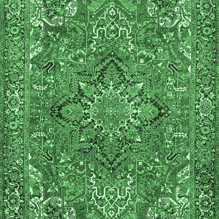 Persian Emerald Green Traditional Rug, tr3027emgrn