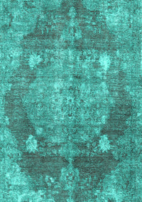 Persian Turquoise Traditional Rug, tr3028turq