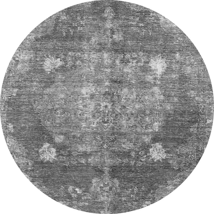 Machine Washable Persian Gray Traditional Rug, wshtr3028gry