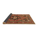 Sideview of Persian Brown Traditional Rug, tr3029brn