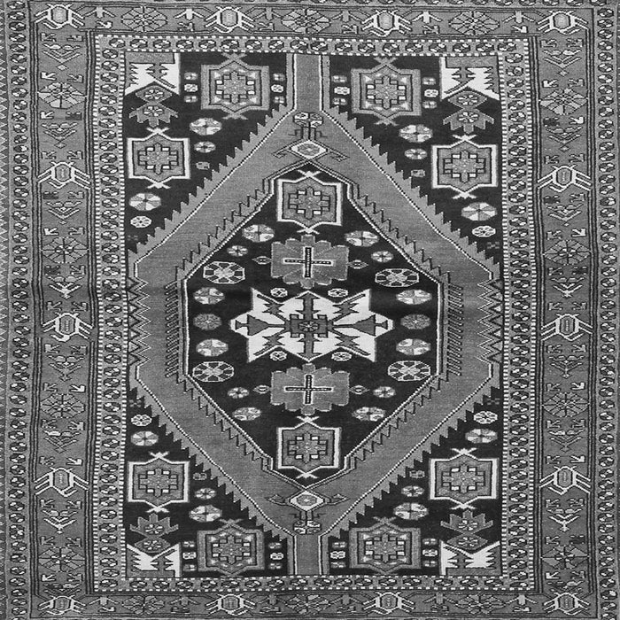 Serging Thickness of Persian Gray Traditional Rug, tr3029gry