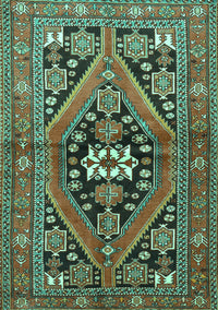 Persian Turquoise Traditional Rug, tr3029turq