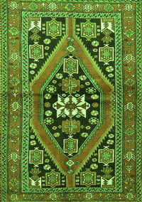 Persian Green Traditional Rug, tr3029grn