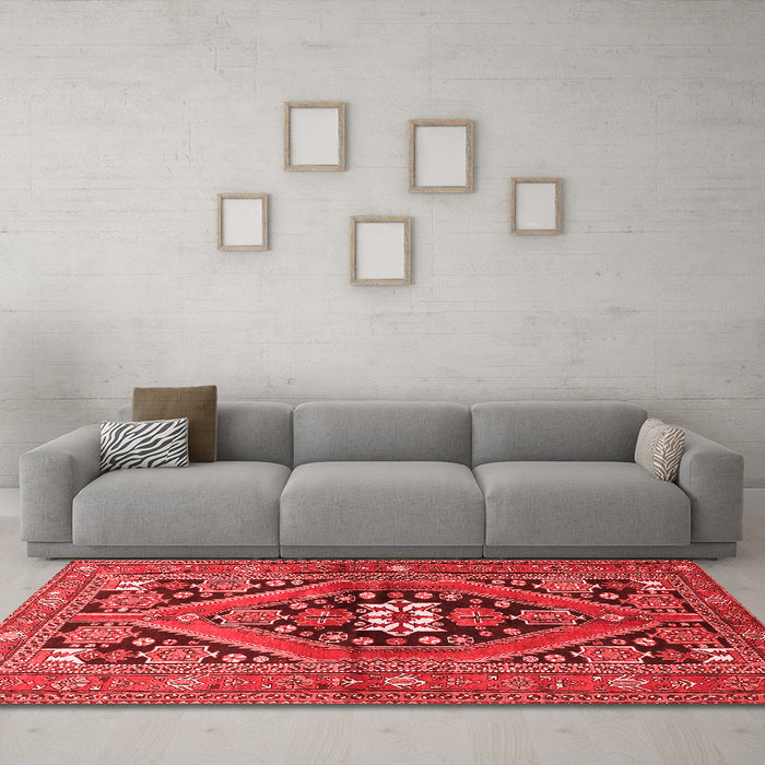 Traditional Red Washable Rugs