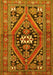 Machine Washable Persian Yellow Traditional Rug, wshtr3029yw