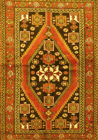 Persian Yellow Traditional Rug, tr3029yw