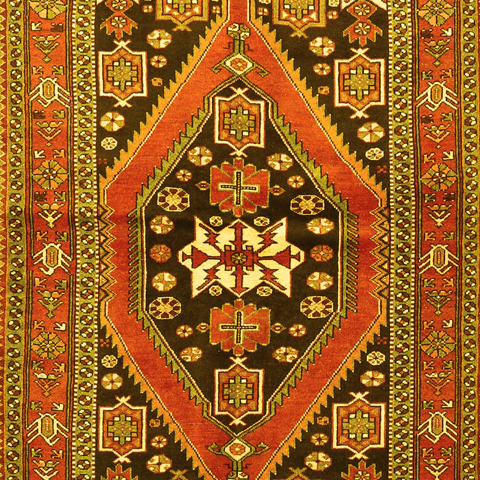 Persian Yellow Traditional Rug, tr3029yw