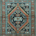 Square Persian Light Blue Traditional Rug, tr3029lblu