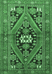 Persian Emerald Green Traditional Rug, tr3029emgrn