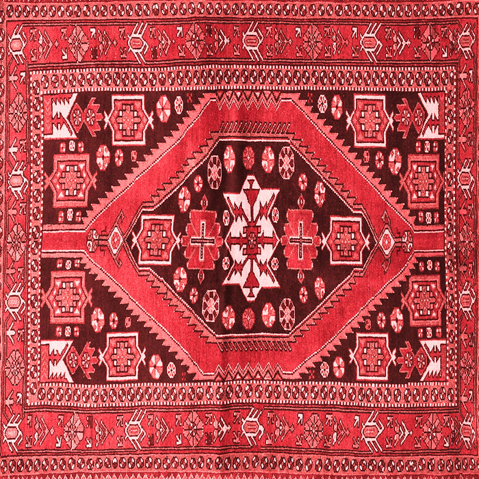 Machine Washable Persian Red Traditional Rug, wshtr3029red