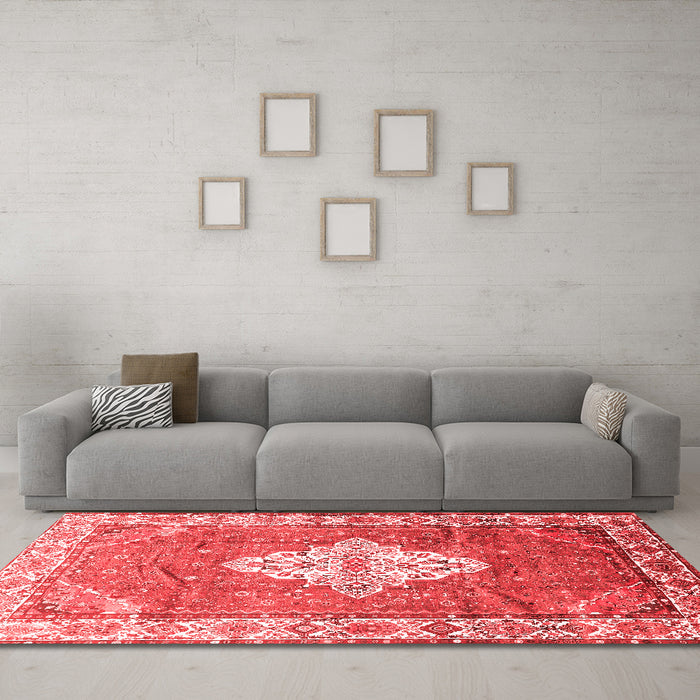 Traditional Red Washable Rugs