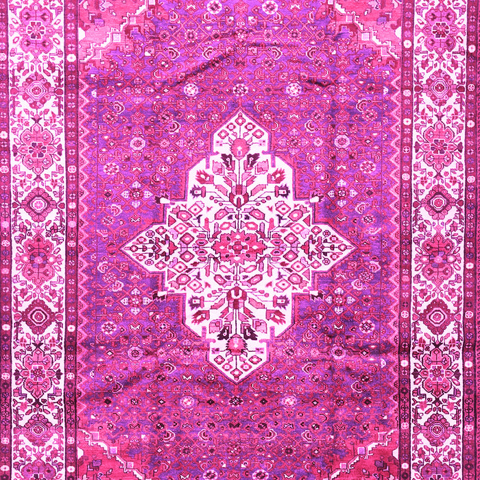 Medallion Pink Traditional Rug, tr302pnk