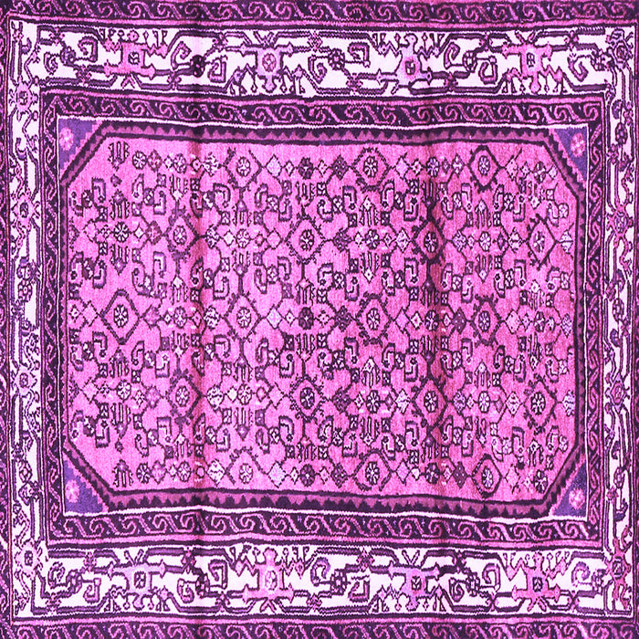Square Persian Purple Traditional Rug, tr3030pur