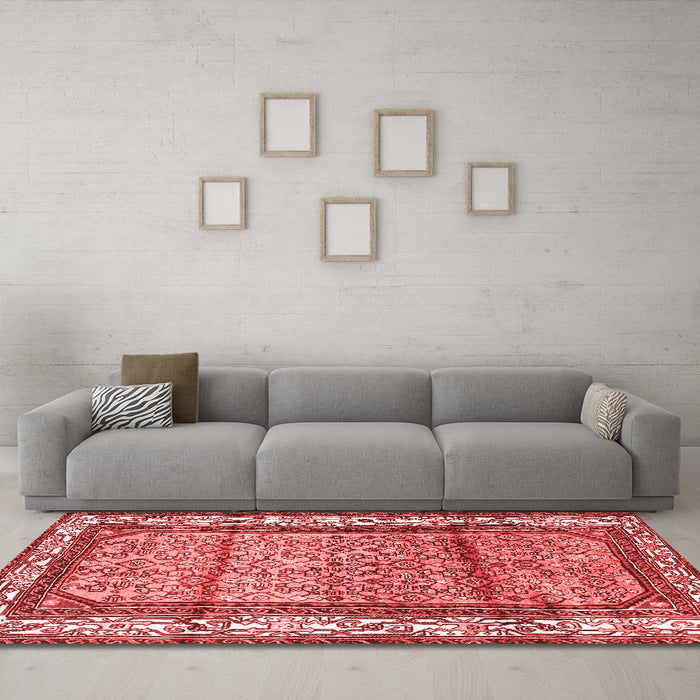 Traditional Red Washable Rugs