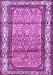 Machine Washable Persian Purple Traditional Area Rugs, wshtr3030pur