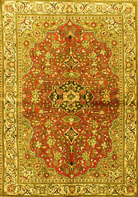 Persian Yellow Traditional Rug, tr3031yw