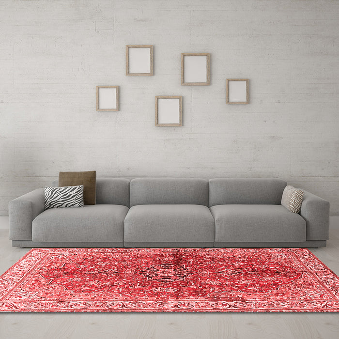 Traditional Red Washable Rugs