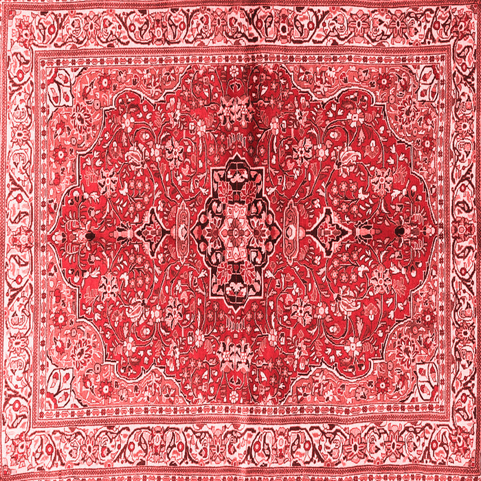 Machine Washable Persian Red Traditional Rug, wshtr3031red