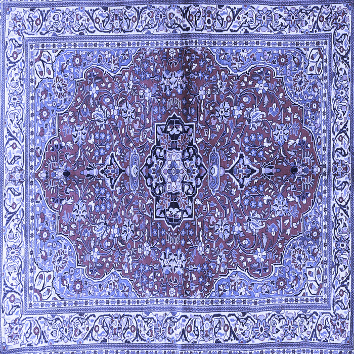 Square Persian Blue Traditional Rug, tr3031blu