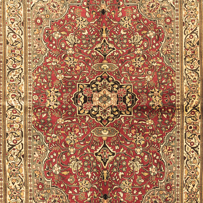 Machine Washable Persian Brown Traditional Rug, wshtr3031brn