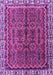 Machine Washable Persian Purple Traditional Area Rugs, wshtr3032pur