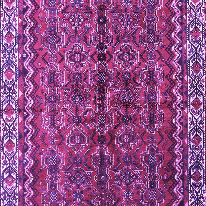 Machine Washable Persian Purple Traditional Area Rugs, wshtr3032pur