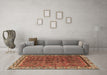 Machine Washable Persian Brown Traditional Rug in a Living Room,, wshtr3032brn