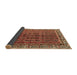 Sideview of Persian Brown Traditional Rug, tr3032brn