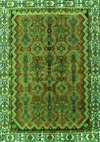 Persian Green Traditional Rug, tr3032grn