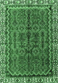 Persian Emerald Green Traditional Rug, tr3032emgrn