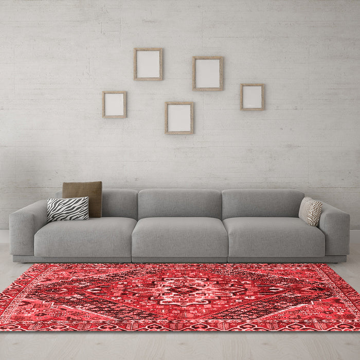 Traditional Red Washable Rugs