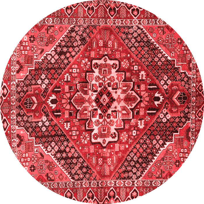Machine Washable Persian Red Traditional Rug, wshtr3033red