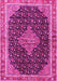 Medallion Pink Traditional Rug, tr3034pnk