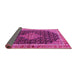 Sideview of Medallion Pink Traditional Rug, tr3034pnk