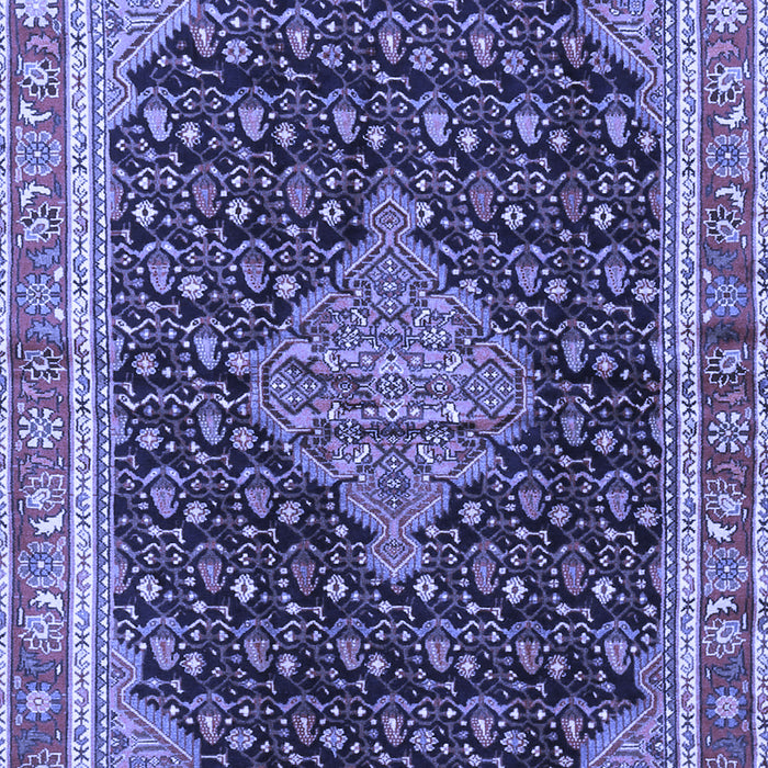 Medallion Blue Traditional Rug, tr3034blu