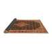 Sideview of Medallion Brown Traditional Rug, tr3034brn