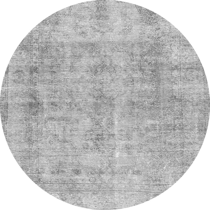 Square Persian Gray Traditional Rug, tr3035gry