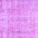 Square Persian Purple Traditional Rug, tr3035pur